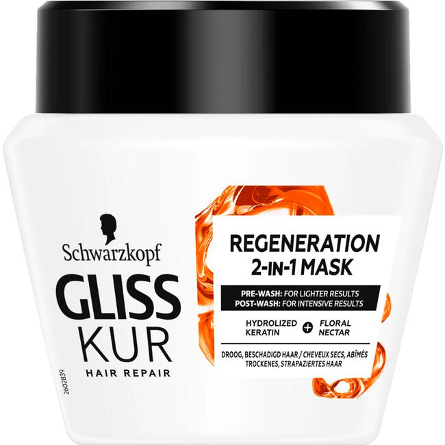 Heerlijk bloed Altijd Gliss Kur Total Repair Masker 300 ML 300 ML | Etos