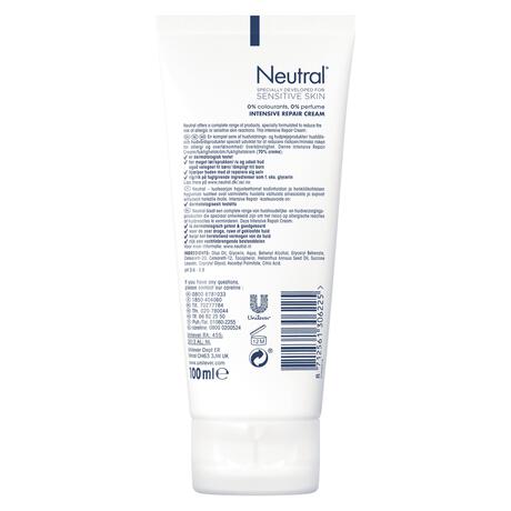 Neutral Parfumvrij Intensive Repair Huid & handverzorging 100 ML
