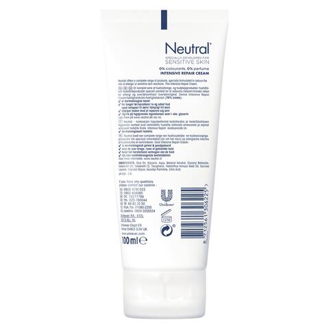 Neutral Parfumvrij Intensive Repair Huid & handverzorging 100 ML