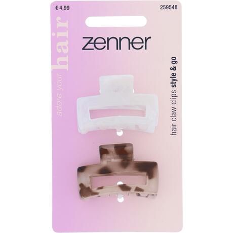Zenner Haarklem Gebroken Wit/Bruin 2X