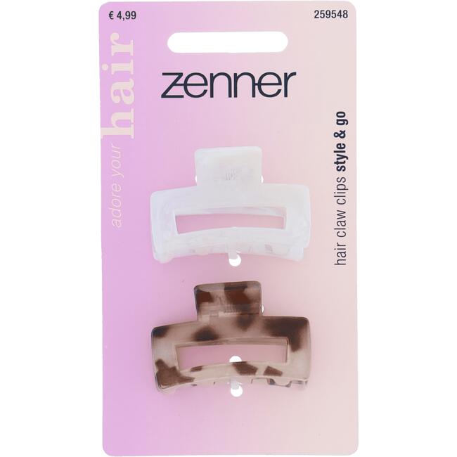Zenner Haarklem Gebroken Wit/Bruin 2X