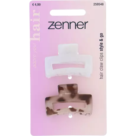 Zenner Haarklem Gebroken Wit/Bruin 2X