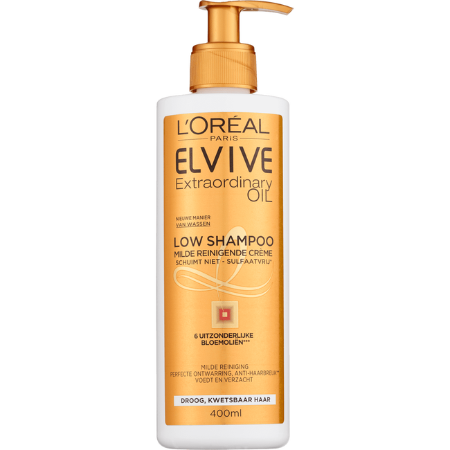 L Oreal Paris Elvive Extraordinary Oil Low Shampoo 400 Ml Etos