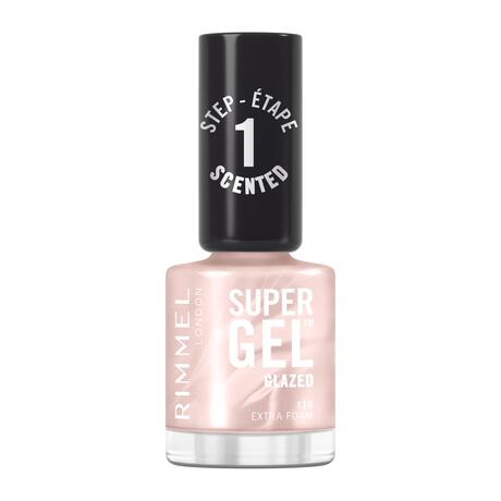 Rimmel London Super Gel Scented Glazed Nails nagellak116 Extra Foam 12 ML