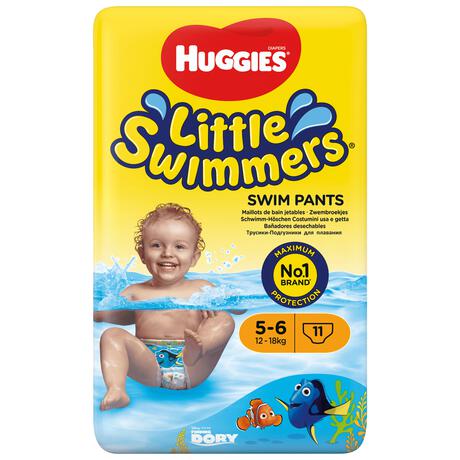 Huggies Little Swimmers Zwemluiers - Maat 5-6 Medium (12 Tot 18 kg) 11 stuks