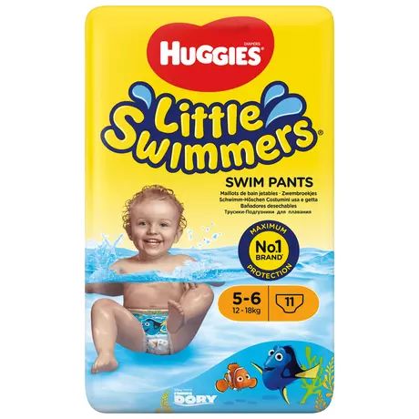 Huggies Little Swimmers Zwemluiers Maat 5-6 Medium 12-18 kg 11 stuks