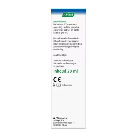 A.Vogel Cinuforce Neusspray Sterk Menthol 20 ML