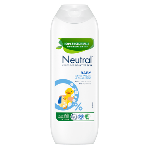 Neutral 0% Baby Bad, Wasgel & Shampoo 250 ML