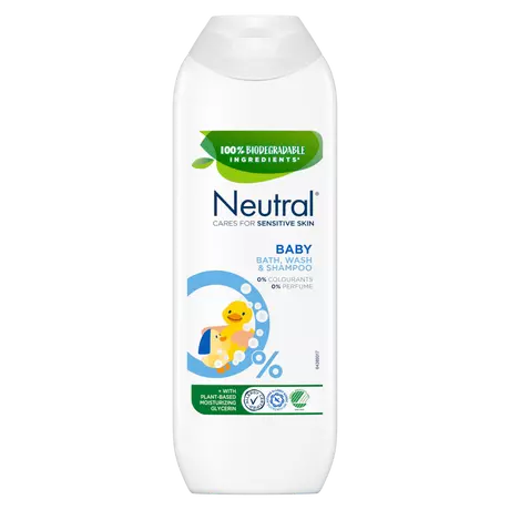Neutral 0% Baby Bad, Wasgel & Shampoo 250 ML