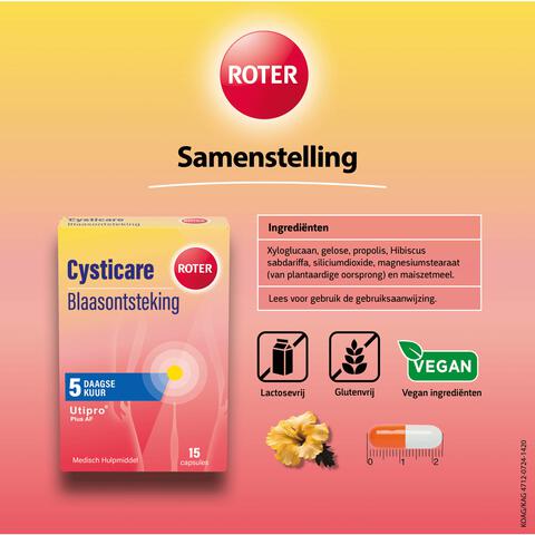 Roter Cysticare 15 tabletten