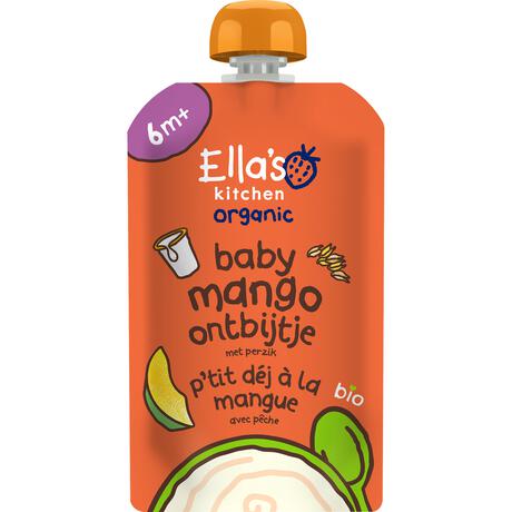 Ella's Kitchen Bio Mango Knijpfruit 6+ Maanden 100 gram