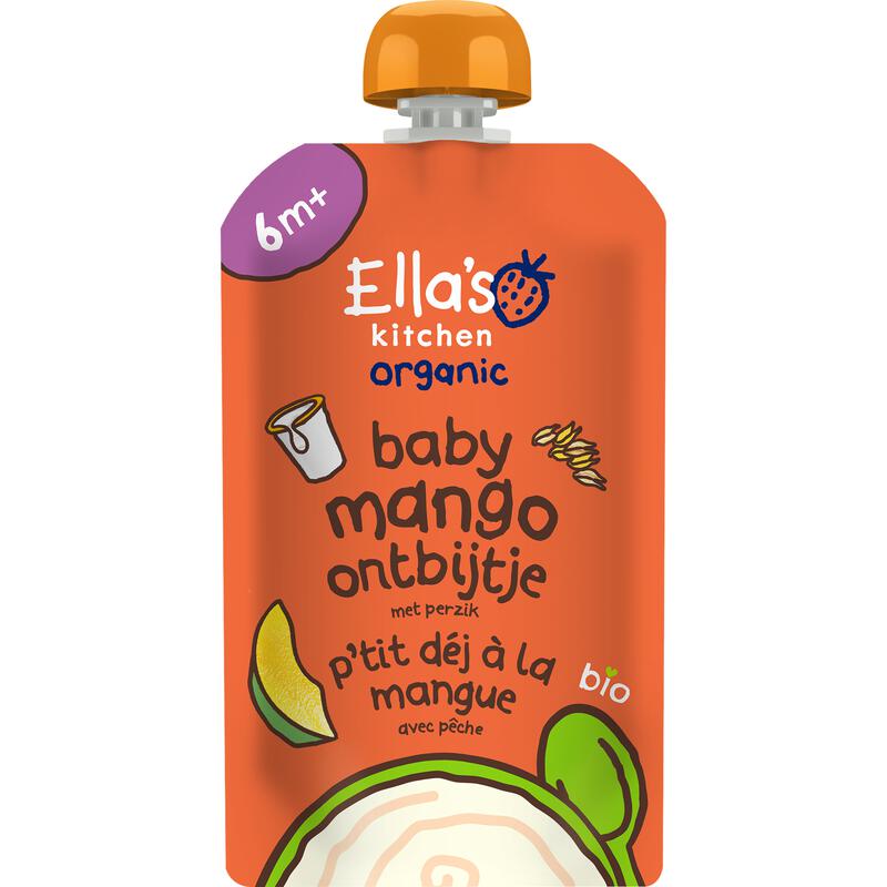 Ella's Kitchen Bio Knijpfruit Mango 6+ Maanden 100 gram