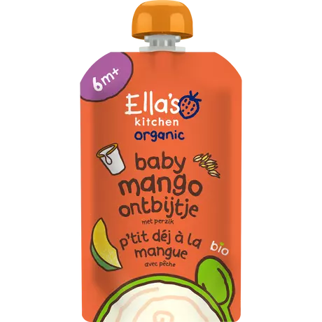Ella's Kitchen Bio Knijpfruit Mango 6+ Maanden 100 gram