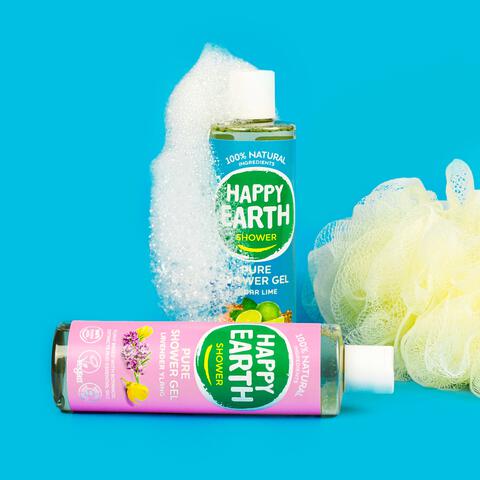 Happy Earth 100% Natuurlijke Cedar Lime Douchegel 300 ML