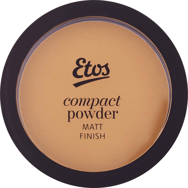Etos Compact Powder Matt Finish Cool Honey