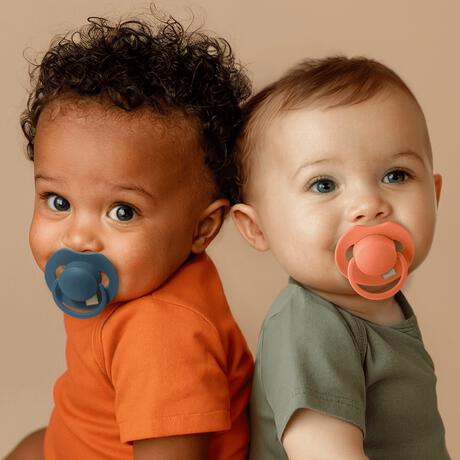 Difrax LOVI Prime Fopspeen Granola/Orange&nbsp;18+ maanden