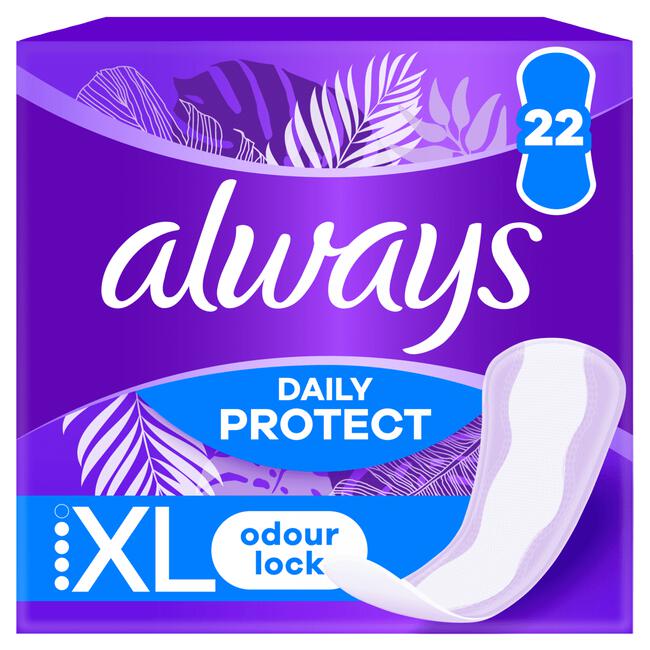 Always Daily Protect Inlegkruisjes Extra Long 22 Stuks