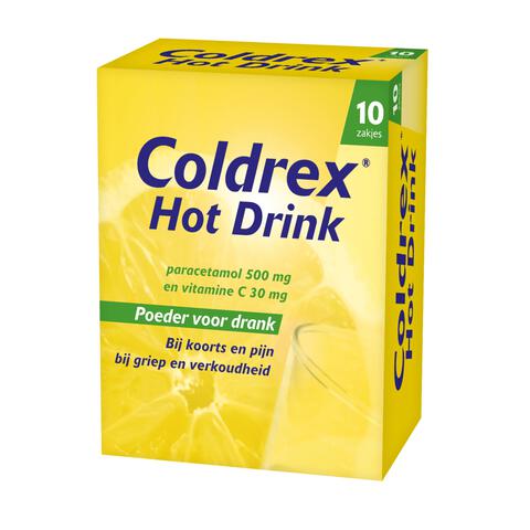Coldrex Hot Drink bij Griep en Verkoudheid 10 Sachets