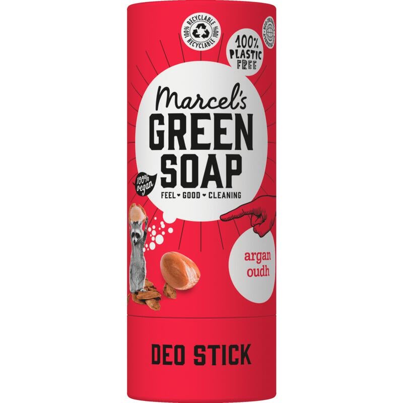 Marcel's Green Soap Argan & Oudh Deodorant Stick 40 gram