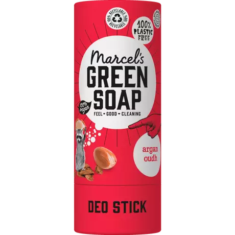 Marcel's Green Soap Argan & Oudh Deodorant Stick 40 gram