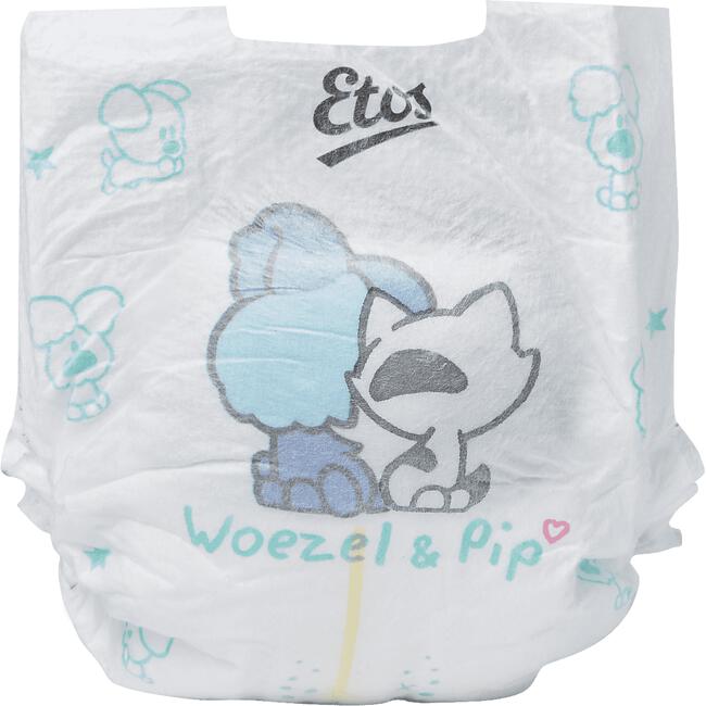 Omkleden Zuidelijk thuis Etos Woezel & Pip Luiers Mini Maat 2 3-6 kg 52 stuks 52 EA | Etos