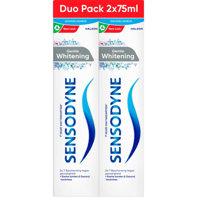 Sensodyne Gentle Whitening Duo 2x75 ML Tandpasta - 2 stuks