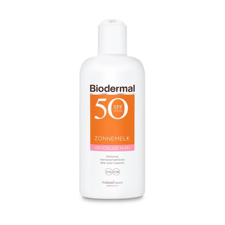 Biodermal Gevoelige Huid Zonnemelk SPF50+ 200 ML