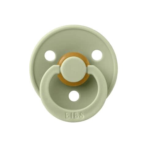 BIBS Anatomische Fopspeen Two Pack Natuurlijk Rubber  Ivory/Sage Maat 1