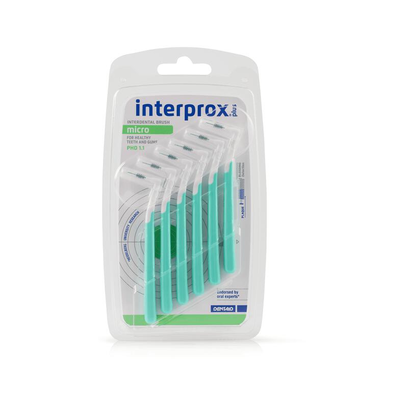 Interprox Plus Micro Ragers Groen PHD 1.1 mm 6 stuks