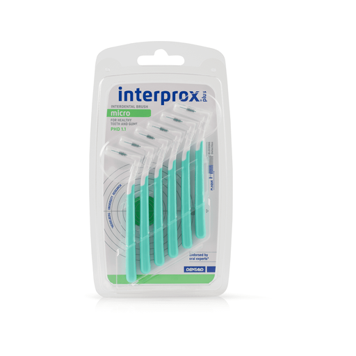 Interprox Plus Micro Ragers Groen PHD 1.1 mm 6 stuks