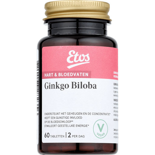 Etos Ginkgo Biloba Tabletten 60 stuks