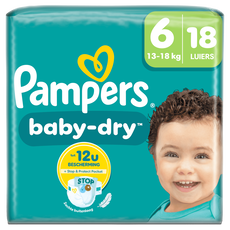 Pampers Baby Dry Luiers Maat 6 13-18 KG 18 Stuks