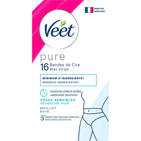 Veet Pure Waxstrips Bikini 16 stuks