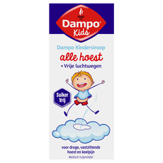 Dampo Kids Kindersiroop Alle Hoest + Vrije Luchtwegen Suikervrij 120 ML