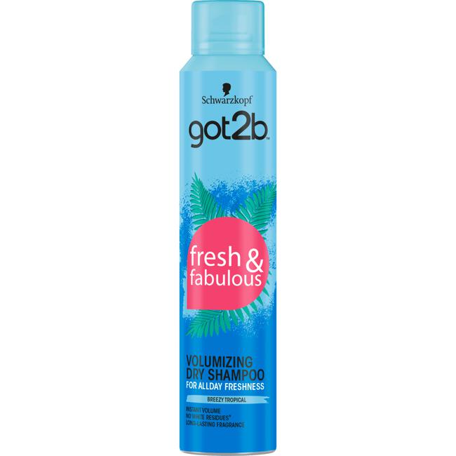 Schwarzkopf Got2b Fresh & Fabulous Dry Shampoo 200 ML