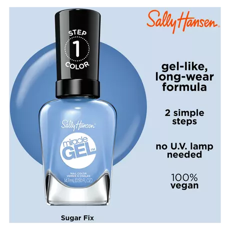 Sally Hansen Miracle Gel Nagellak 370 Sugar Fix Blauw 14,7 ML