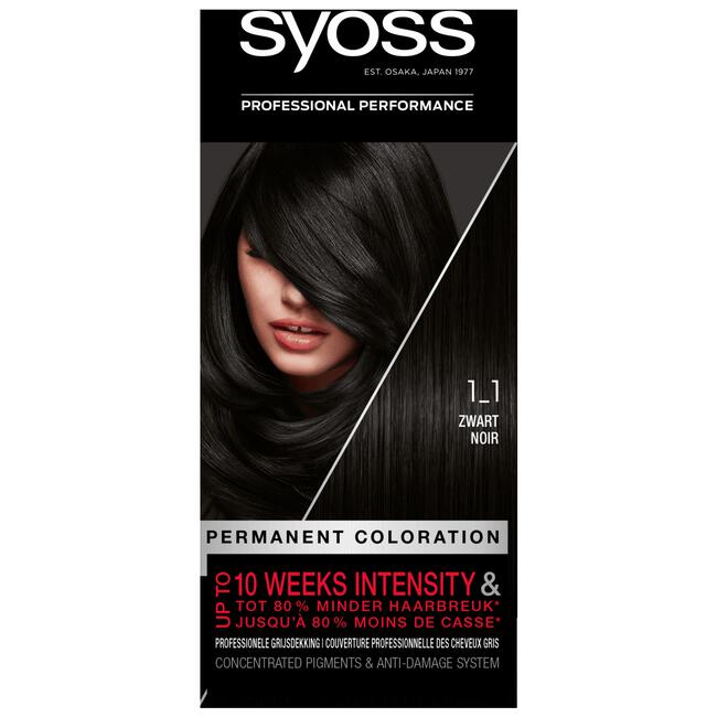 Syoss 1-1 Black Haarverf