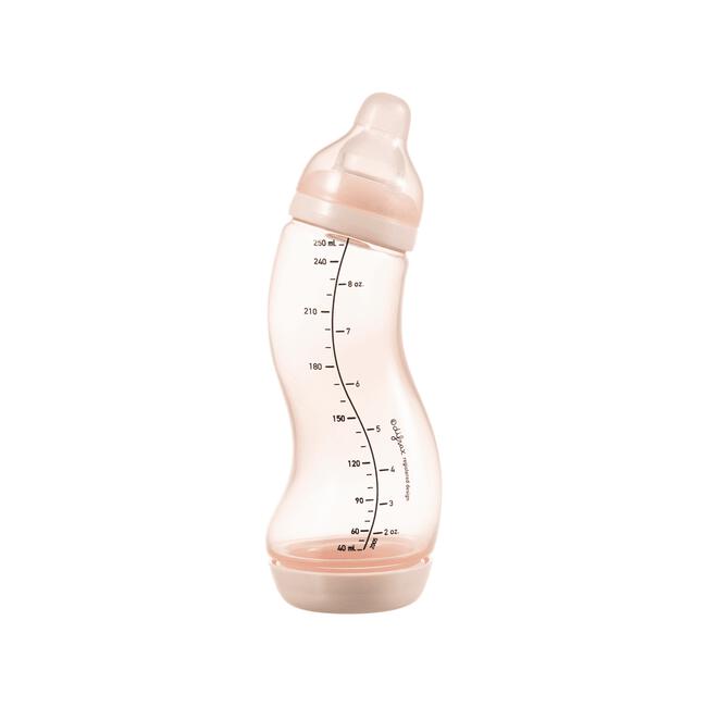Difrax Anti-Koliek S-Fles Lichtroze 250 ML