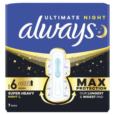 Always Maandverband Ultimate Night 7 stuks