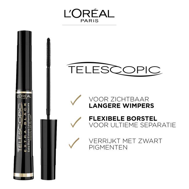 L'Oréal Paris False Lash Telescopic Lengte Mascara Extra Black