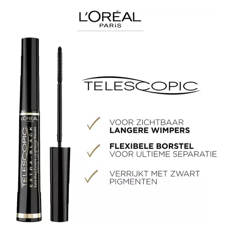 L'Oréal Paris False Lash Telescopic Lengte Mascara Extra Black