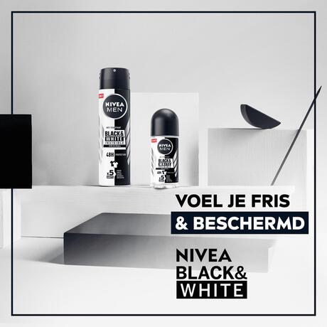 NIVEA MEN Black & White Invisible Original Deodorant Roller 50 ML