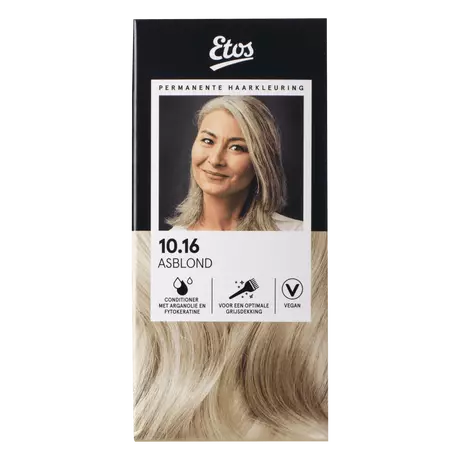 Etos Permanente Haarkleuring 10.16 Asblond