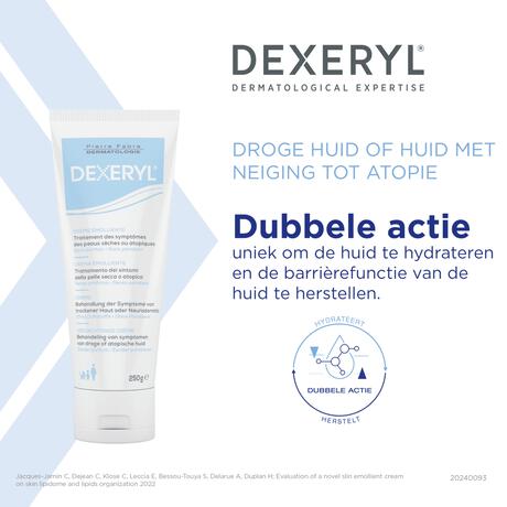Dexeryl Hydraterende Crème Droge Huid en Eczeem 250 GR