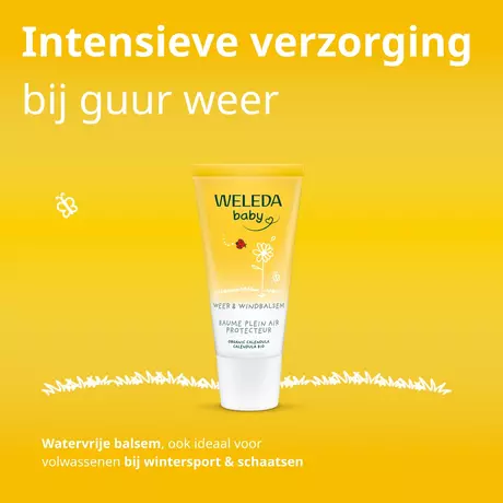 WELEDA Baby Calendula Weer & Wind Balsem 30 gram