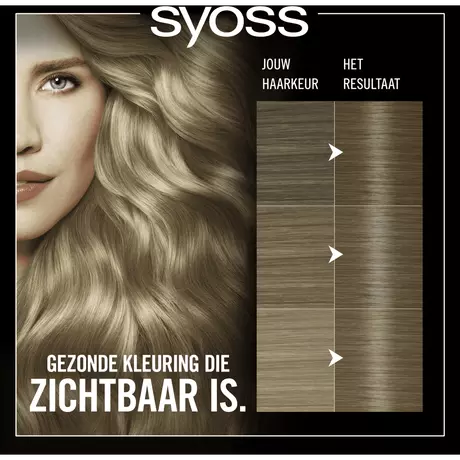 Syoss Oleo Intense Permanente Haarkleuring 7-58 Cool Beigeblond/Blond Beige Froid