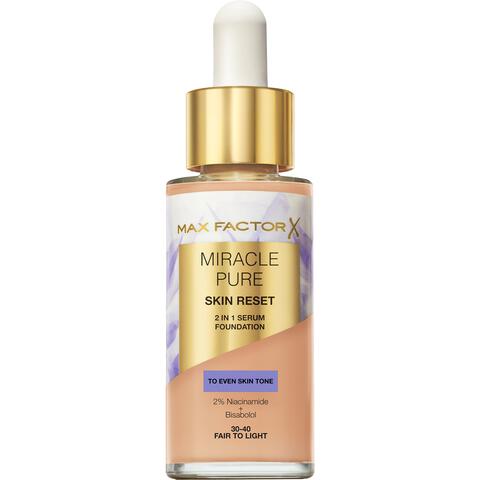 Max Factor Miracle Pure Serum Foundation 30-40 Fair To Light 30 ML