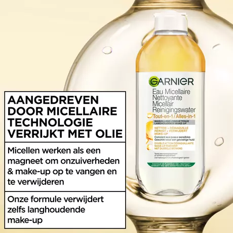 Garnier SkinActive Micellair Reinigingswater in Olie 400 ML