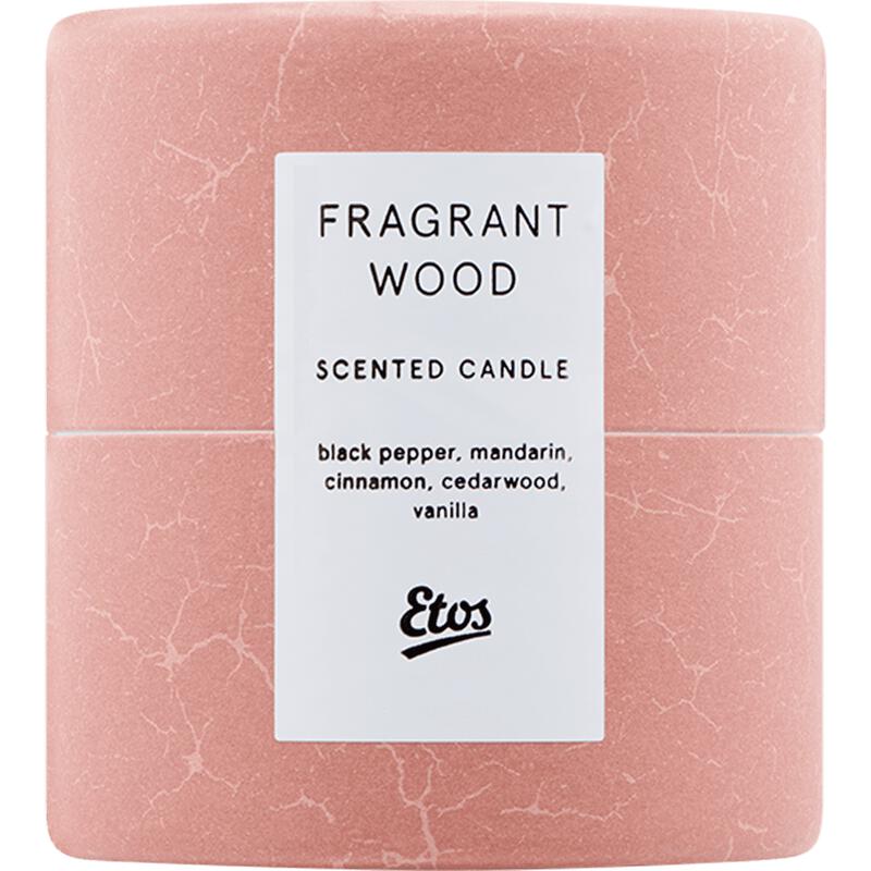 Etos Scented Glass In Sliding Tube Fragrant Wood