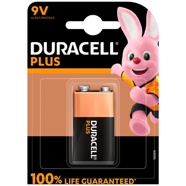 Duracell Batterijen Alkaline Plus 9V